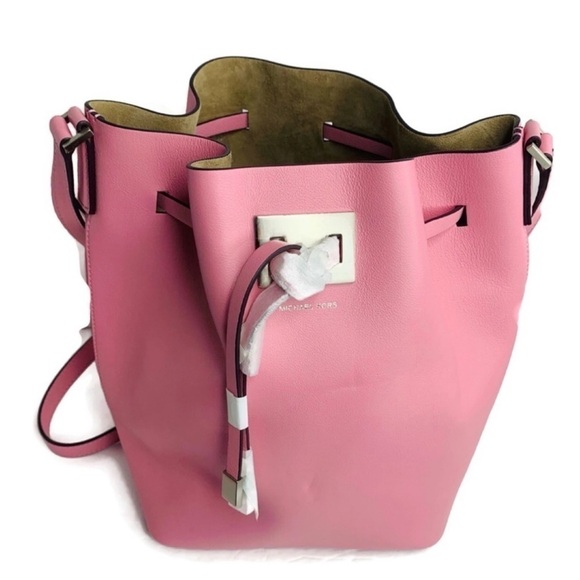 Michael Kors MK Miranda Oleander Drawstring Bag - Picture 4 of 10